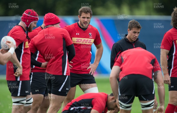 150915 - Canada Rugby Training, Swansea - Canada rugby captain Tyler Ardron during the squad's training session at Swansea University ahead of the start of the Rugby World Cup