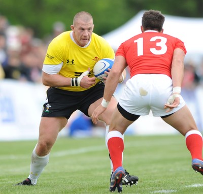 30.05.09 - Canada v Wales - Wales' John Yapp. 