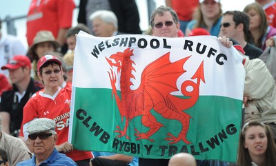 30.05.09 - Canada v Wales - Wales fans. 