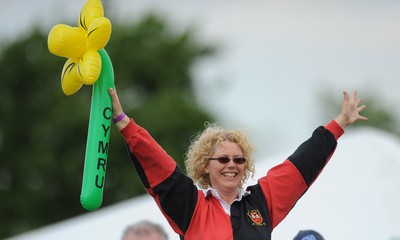 30.05.09 - Canada v Wales - Wales fan. 