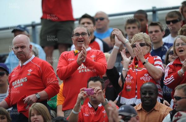 30.05.09 - Canada v Wales - Wales fans. 