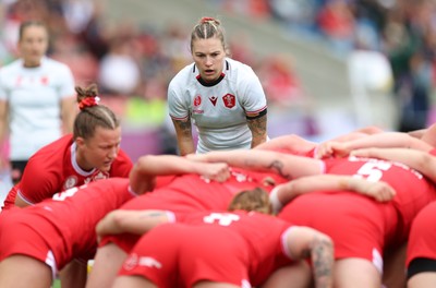 300825 - Canada v Wales, Women’s Rugby World Cup - Keira Bevan of Wales