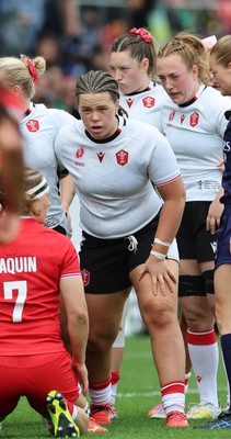 300825 - Canada v Wales, Women’s Rugby World Cup - Maisie Davies of Wales