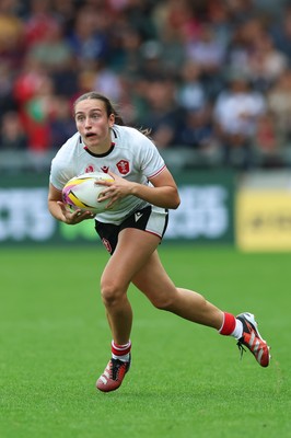 300825 - Canada v Wales, Women’s Rugby World Cup - Nel Metcalfe of Wales