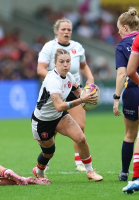 300825 - Canada v Wales, Women’s Rugby World Cup - Keira Bevan of Wales