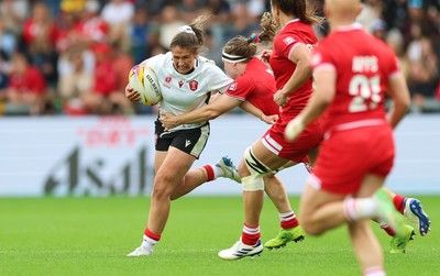 300825 - Canada v Wales, Women’s Rugby World Cup - Kayleigh Powell of Wales