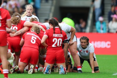300825 - Canada v Wales, Women’s Rugby World Cup - Branwen Metcalfe of Wales