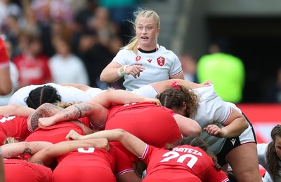 300825 - Canada v Wales, Women’s Rugby World Cup - Seren Lockwood of Wales