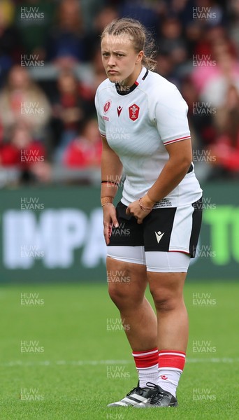 300825 - Canada v Wales, Women’s Rugby World Cup - Lleucu George of Wales