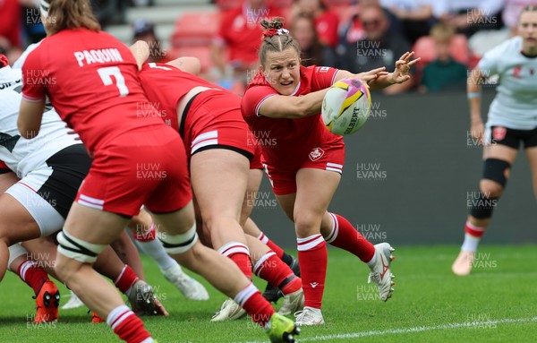 300825 - Canada v Wales, Women’s Rugby World Cup - Justine Pelletier of Canada