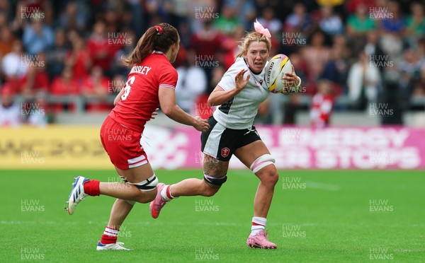 300825 - Canada v Wales, Women’s Rugby World Cup - Georgia Evans of Wales