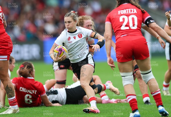 300825 - Canada v Wales, Women’s Rugby World Cup - Keira Bevan of Wales