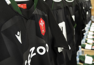 270822 - Canada Women v Wales Women, Summer 15’s World Cup Warm up match - Wales match playing kit is set out in the changing room ahead of the match