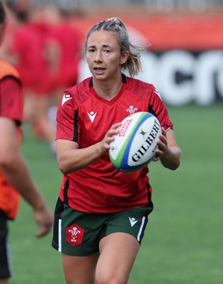 270822 - Canada Women v Wales Women, Summer 15’s World Cup Warm up match - Elinor Snowsill of Wales during warm up