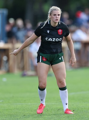 270822 - Canada Women v Wales Women, Summer 15’s World Cup Warm up match - Carys Williams-Morris of Wales