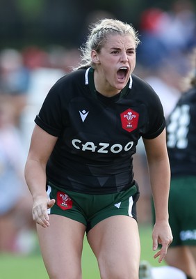 270822 - Canada Women v Wales Women, Summer 15’s World Cup Warm up match - Carys Williams-Morris of Wales