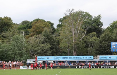 270822 - Canada Women v Wales Women, Summer 15’s World Cup Warm up match - A view of the Wanderers Ground during the match