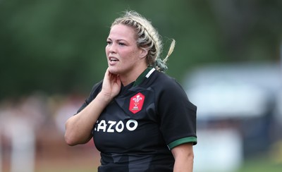 270822 - Canada Women v Wales Women, Summer 15’s World Cup Warm up match - Kelsey Jones of Wales