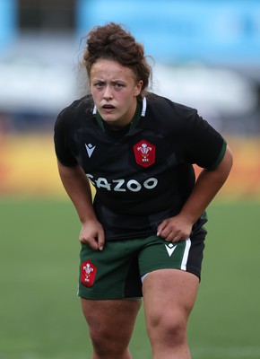 270822 - Canada Women v Wales Women, Summer 15’s World Cup Warm up match - Carys Williams-Morris of Wales