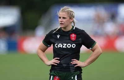 270822 - Canada Women v Wales Women, Summer 15’s World Cup Warm up match - Carys Williams-Morris of Wales