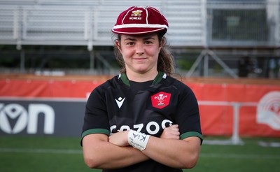 270822 - Canada Women v Wales Women, Summer 15’s World Cup Warm up match - Eloise Hayward of Wales with her first cap