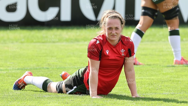 270822 - Canada Women v Wales Women, Summer 15’s World Cup Warm up match - Abbie Fleming of Wales during warm up