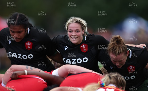 270822 - Canada Women v Wales Women, Summer 15’s World Cup Warm up match - Kelsey Jones of Wales