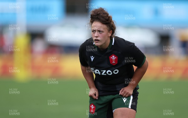 270822 - Canada Women v Wales Women, Summer 15’s World Cup Warm up match - Carys Williams-Morris of Wales