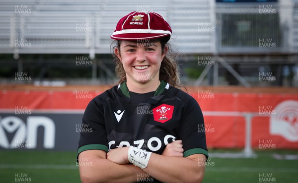270822 - Canada Women v Wales Women, Summer 15’s World Cup Warm up match - Eloise Hayward of Wales with her first cap