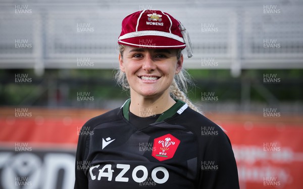 270822 - Canada Women v Wales Women, Summer 15’s World Cup Warm up match - Carys Williams-Morris of Wales with her first cap
