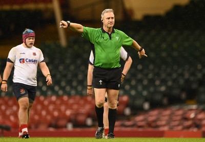 081221 - Cardiff and Vale College v Llandovery College - Nationals Schools and Colleges Cup Final - Referee Chris Oliver