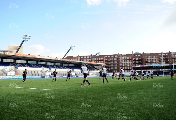 200313 - Cardiff Blues Training - The Blues train on the new pitch 