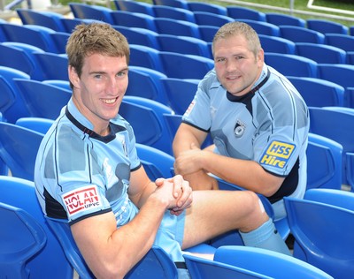 04.08.09 - Rugby New signings for Cardiff Blues, Sam Norton Knight and Darren Morris 