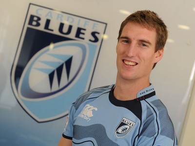 04.08.09 - Rugby New signing for Cardiff Blues, Sam Norton Knight 