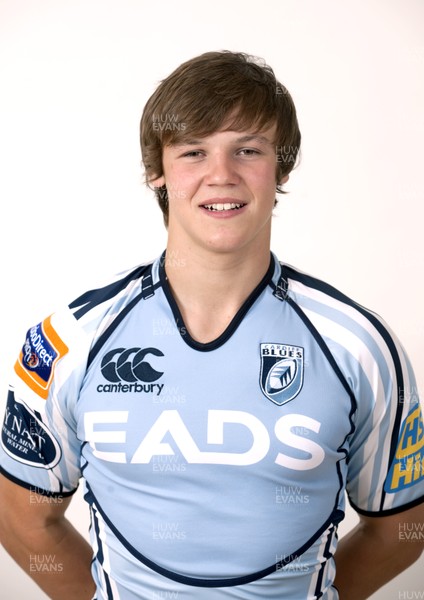 020712 - Cardiff Blues Academy Squad 2012-13 Portraits - Jarrod Evans  