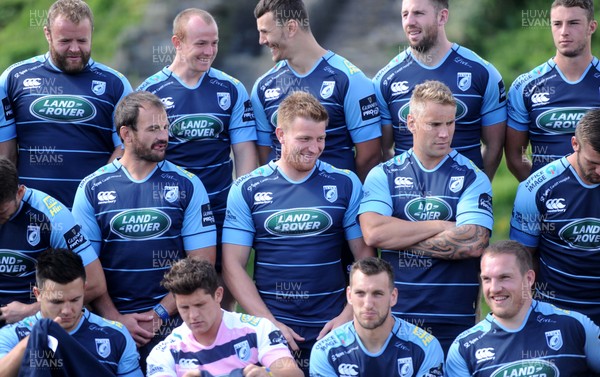 090816 - Cardiff Blues Sponsorship Announcement -Macauley Cook at Cardiff Castle after announcing Cardiff Blues new principal partner Land Rover