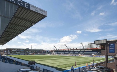 250713 - Cardiff Blues Pitch Renovation -Work continues at Arms Park on Cardiff Blues pitch as the new artificial pitch is laid down by workers