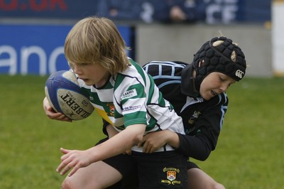 25.04.10 Cowbridge U10's v Rumney U10's - Blues Cup - Action from The Under 10's Blues' cup Final: Cowbridge v Rumney. 