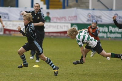 25.04.10 Cowbridge U10's v Rumney U10's - Blues Cup - Action from The Under 10's Blues' cup Final: Cowbridge v Rumney. 