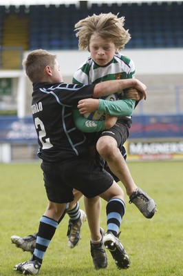 25.04.10 Cowbridge U10's v Rumney U10's - Blues Cup - Action from The Under 10's Blues' cup Final: Cowbridge v Rumney. 