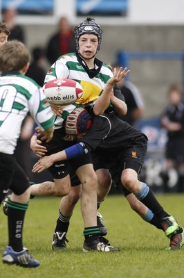 25.04.10 Cowbridge U12s v Rhiwbina U12s - Blues Cup - Action from The Under 12's Blues' cup Final: Cowbridge v Rhiwbina. 