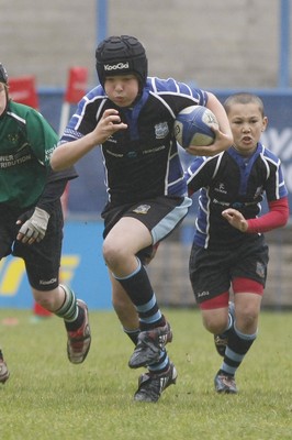 25.04.10 Rumney U11's v Gwernyfed U11's - Blues Cup - Action from The Under 11's Blues' cup Final: Rumney v Gwernyfed. 