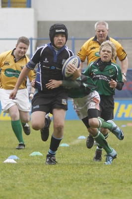 25.04.10 Rumney U11's v Gwernyfed U11's - Blues Cup - Action from The Under 11's Blues' cup Final: Rumney v Gwernyfed. 