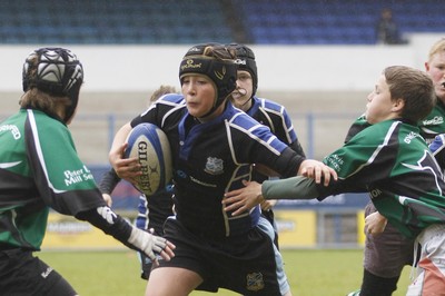 25.04.10 Rumney U11's v Gwernyfed U11's - Blues Cup - Action from The Under 11's Blues' cup Final: Rumney v Gwernyfed. 