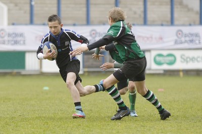 25.04.10 Rumney U11's v Gwernyfed U11's - Blues Cup - Action from The Under 11's Blues' cup Final: Rumney v Gwernyfed. 