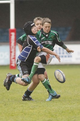 25.04.10 Rumney U11's v Gwernyfed U11's - Blues Cup - Action from The Under 11's Blues' cup Final: Rumney v Gwernyfed. 