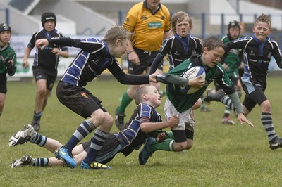 25.04.10 Rumney U11's v Gwernyfed U11's - Blues Cup - Action from The Under 11's Blues' cup Final: Rumney v Gwernyfed. 