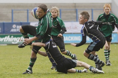 25.04.10 Rumney U11's v Gwernyfed U11's - Blues Cup - Action from The Under 11's Blues' cup Final: Rumney v Gwernyfed. 