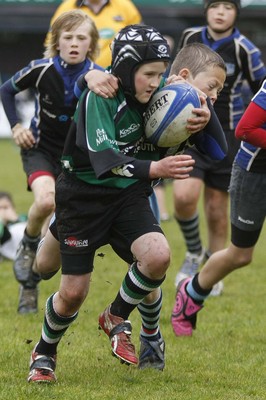 25.04.10 Rumney U11's v Gwernyfed U11's - Blues Cup - Action from The Under 11's Blues' cup Final: Rumney v Gwernyfed. 