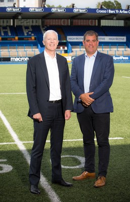 010819 - New Cardiff Blues Directors - Andrew Williams with Cardiff Blues Chief Executive Richard Holland